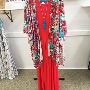 cute maxi dress!! with pockets, size medium🤩💜